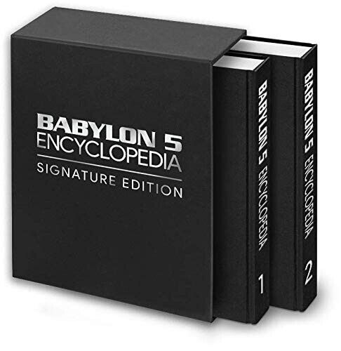 RARE - Babylon 5 Encyclopedia Signature Edition - 2 Volume, Signed By Straczynski in Shrink-Wrap